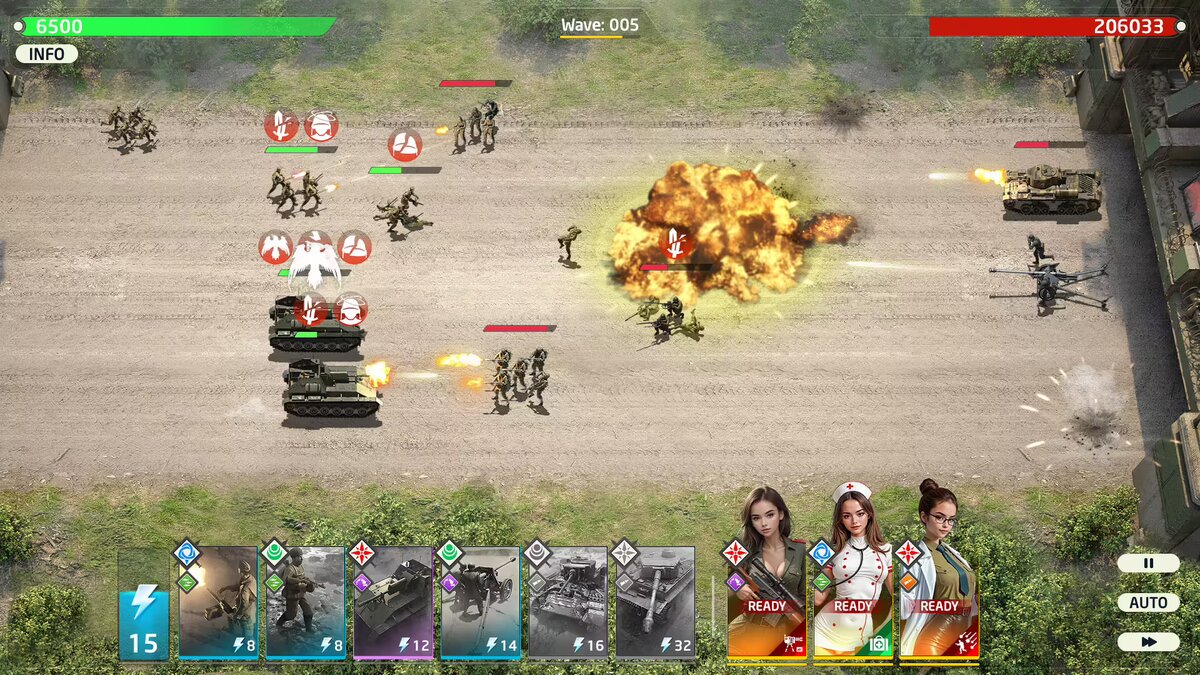 Combat lane battle dans Lust Frontiers