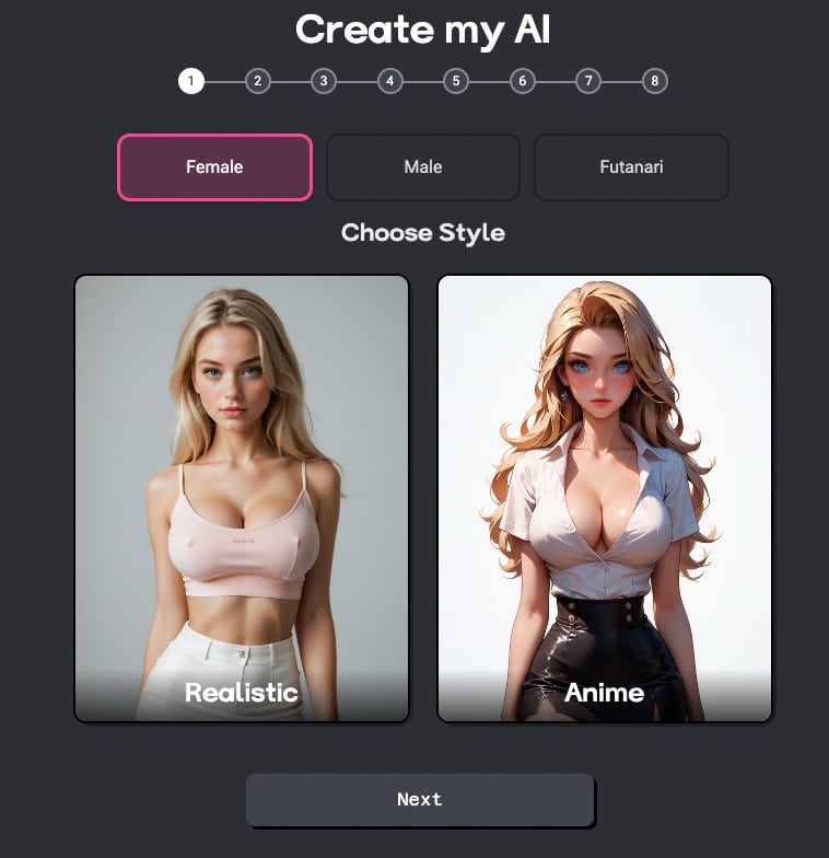 Générateur de fille IA ThotChat